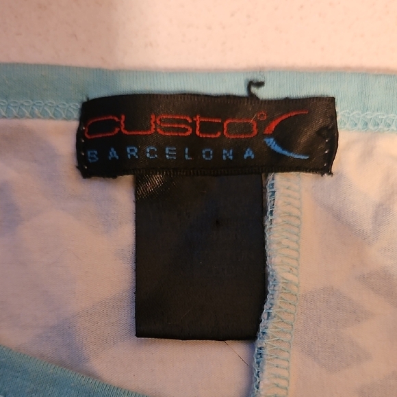 Custo Barcelona Blue Graphic Long Sleeve Tee - Picture 5 of 5